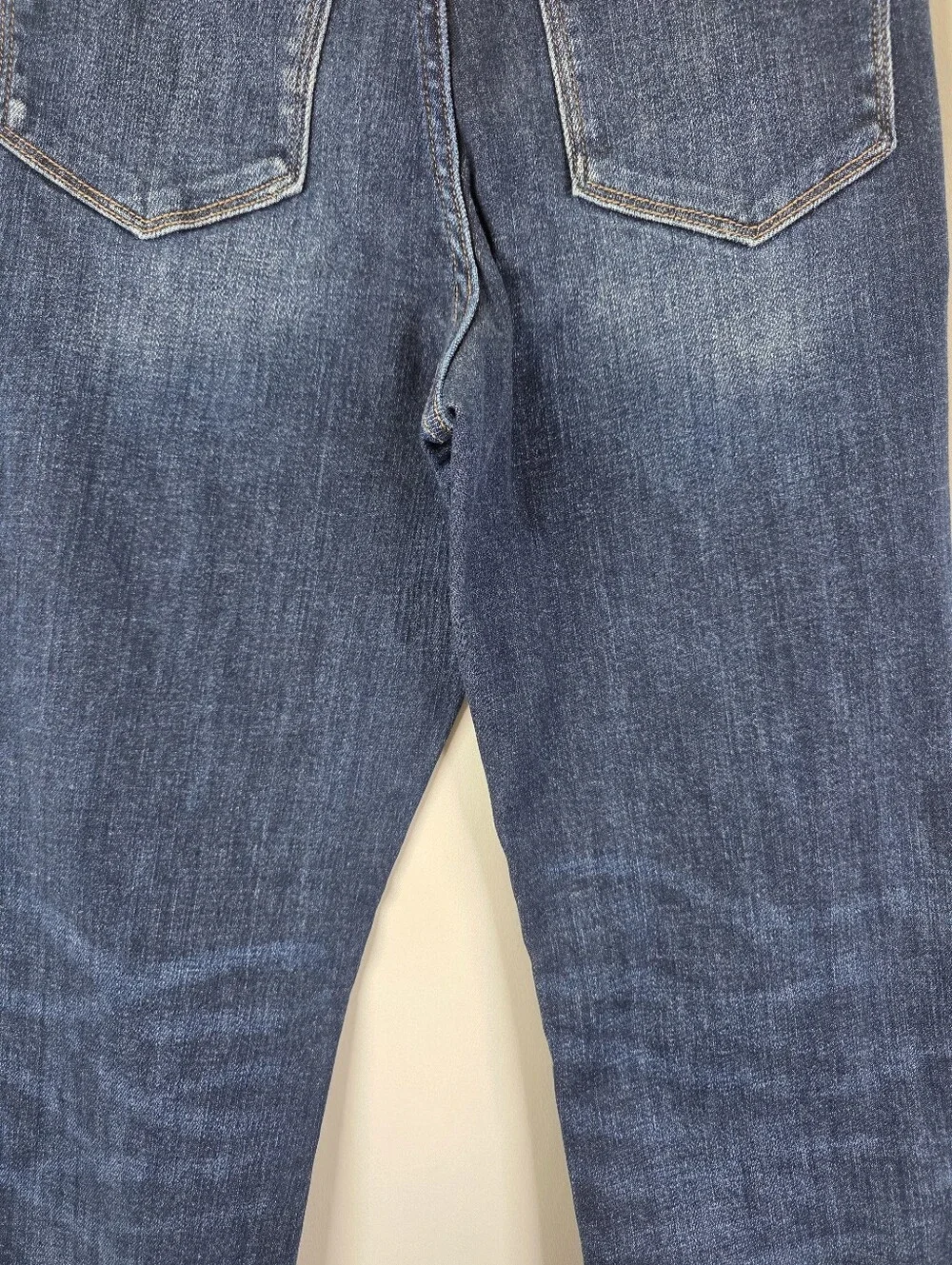 Flying Monkey Womens Size 23 Ultra High Rise Skinny Dark Denim Jeans Distressed‎
